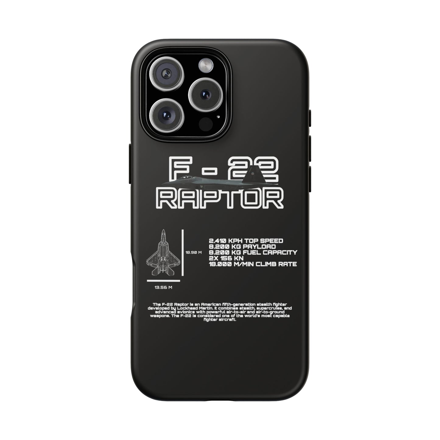 F-22 Raptor Phone Case