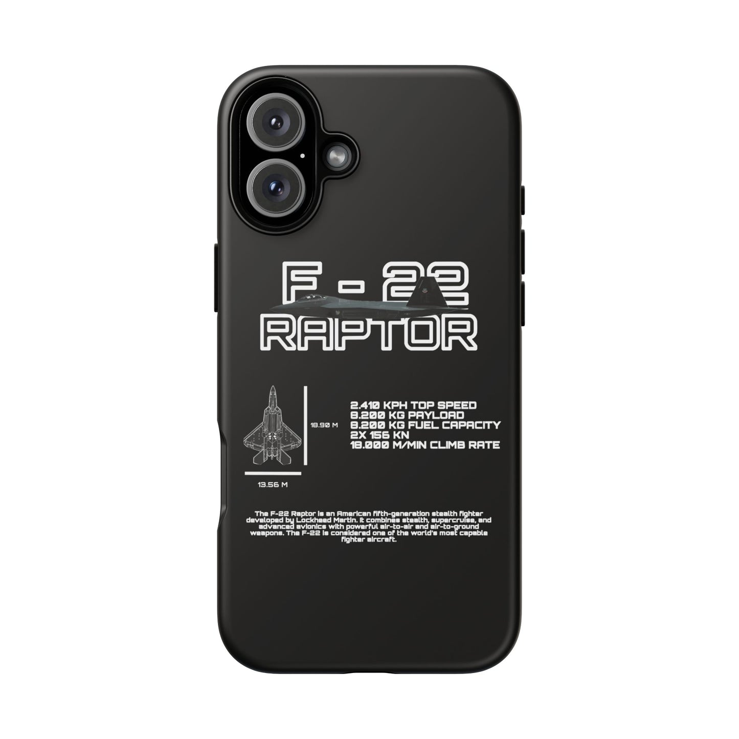 F-22 Raptor Phone Case