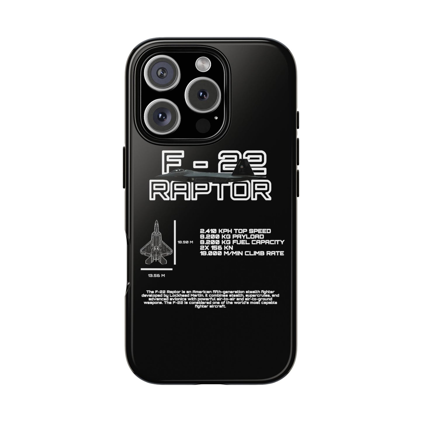 F-22 Raptor Phone Case