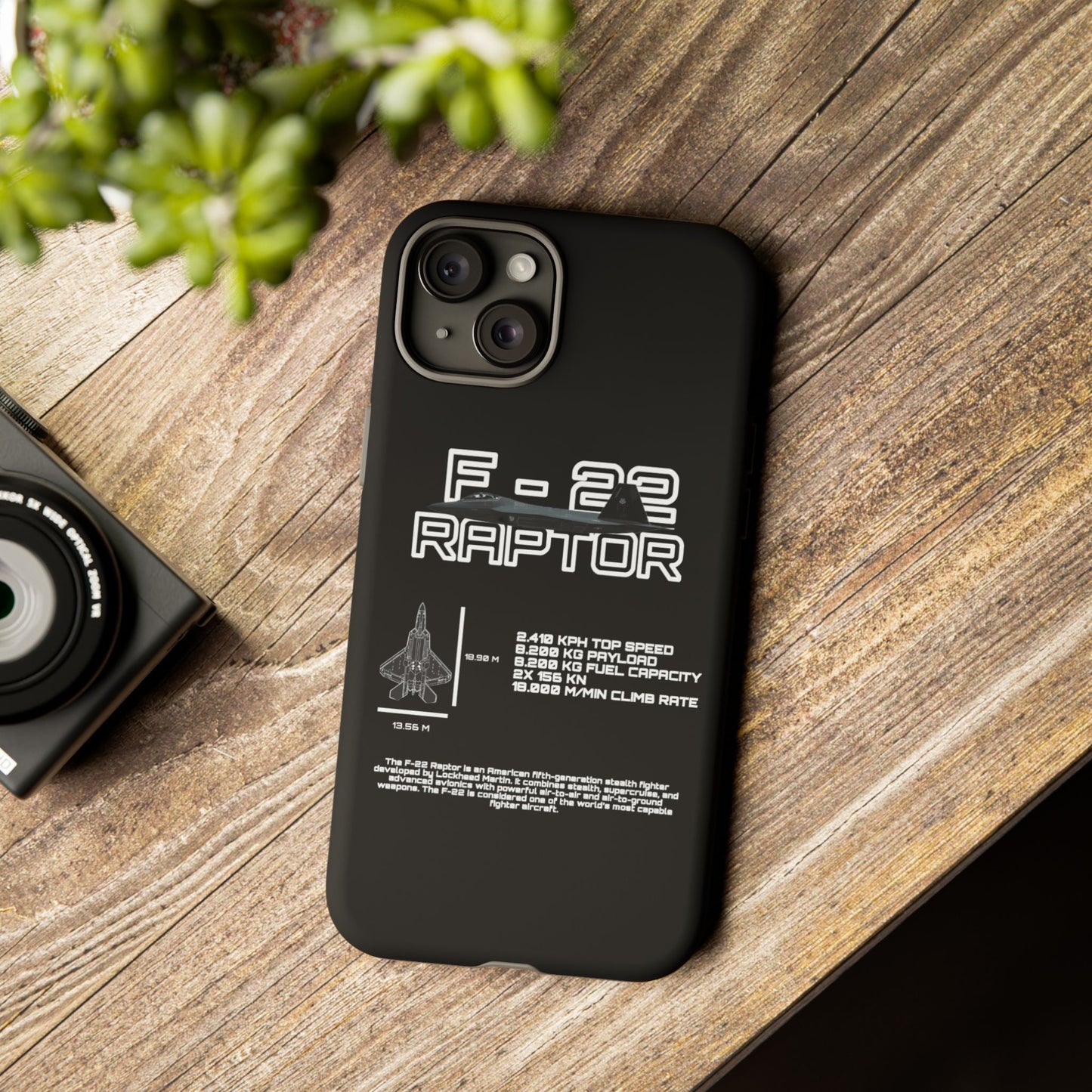 F-22 Raptor Phone Case