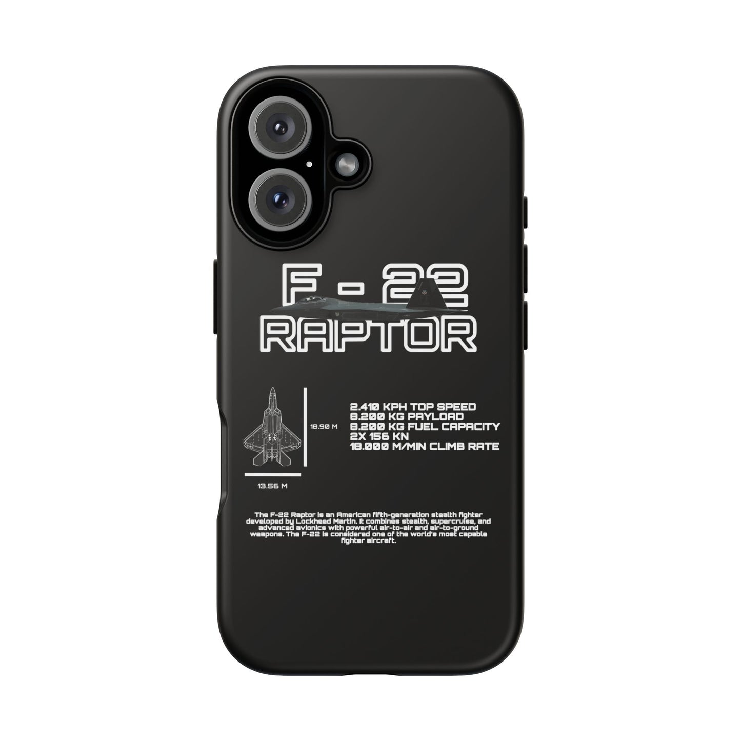 F-22 Raptor Phone Case