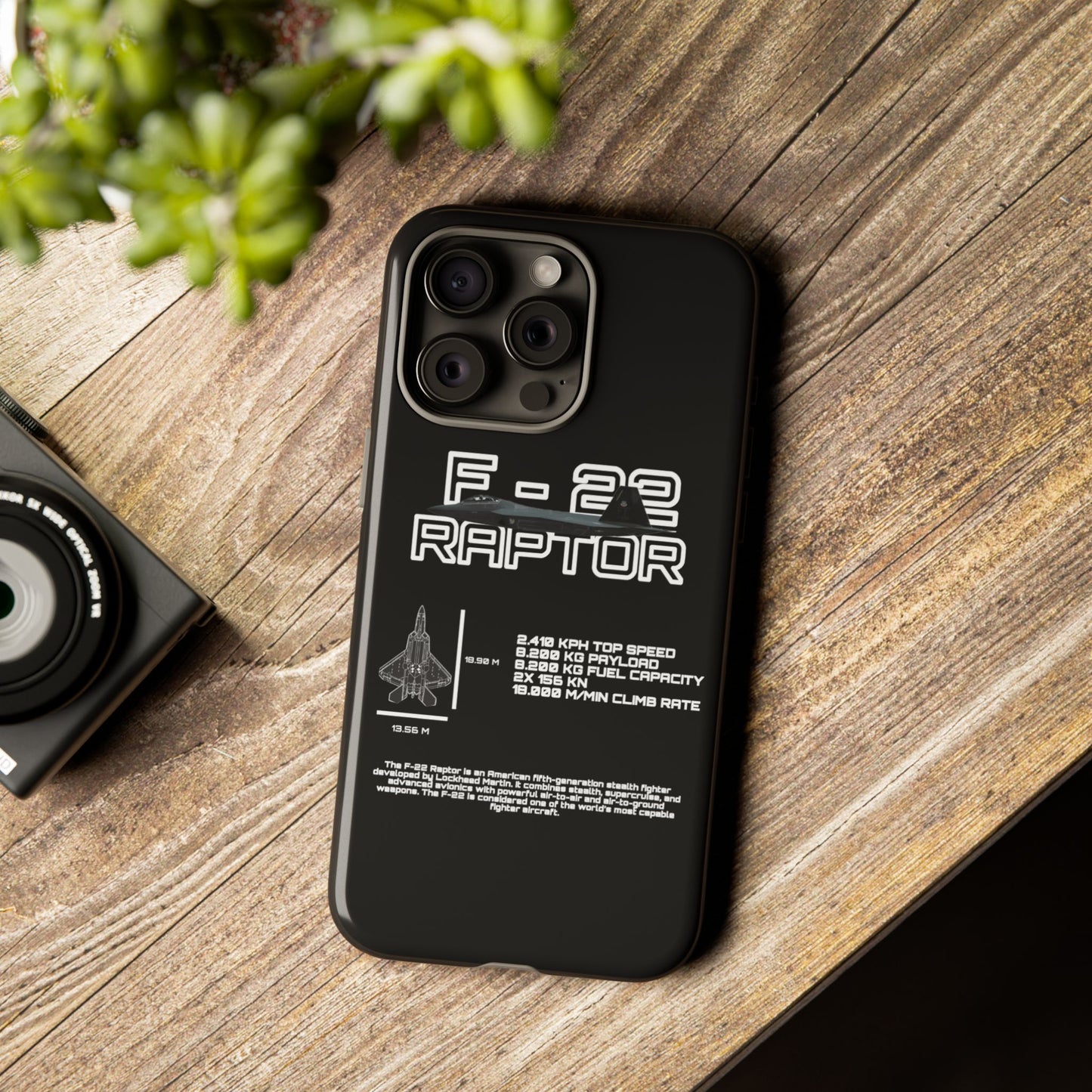 F-22 Raptor Phone Case