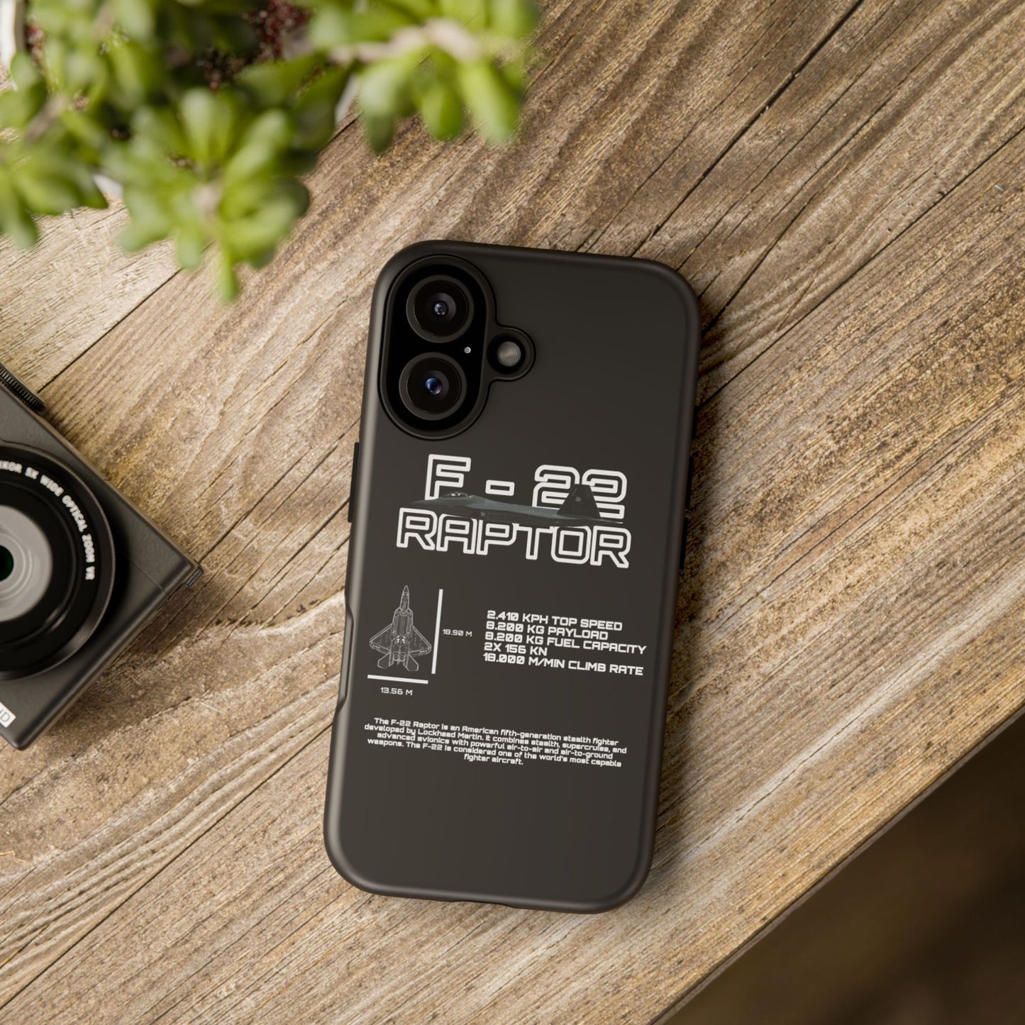 F-22 Raptor Phone Case