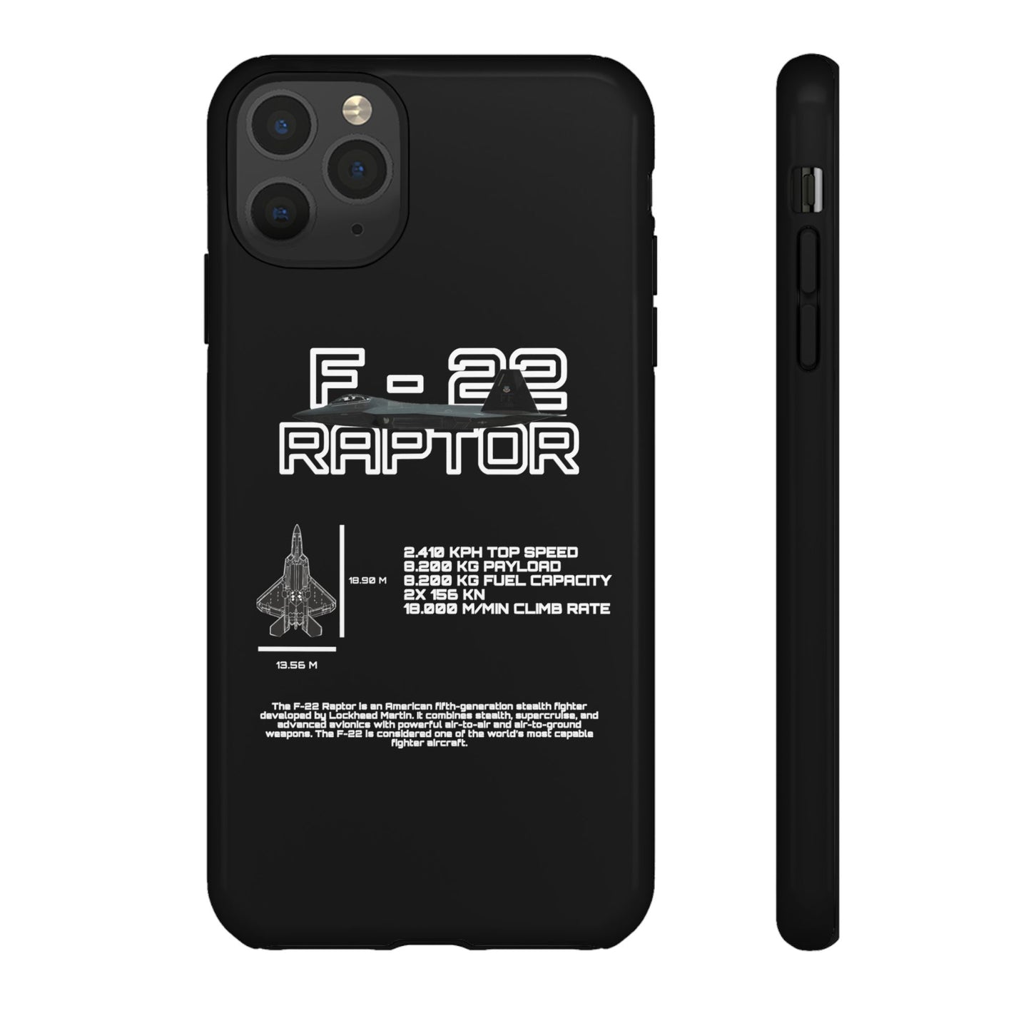 F-22 Raptor Phone Case