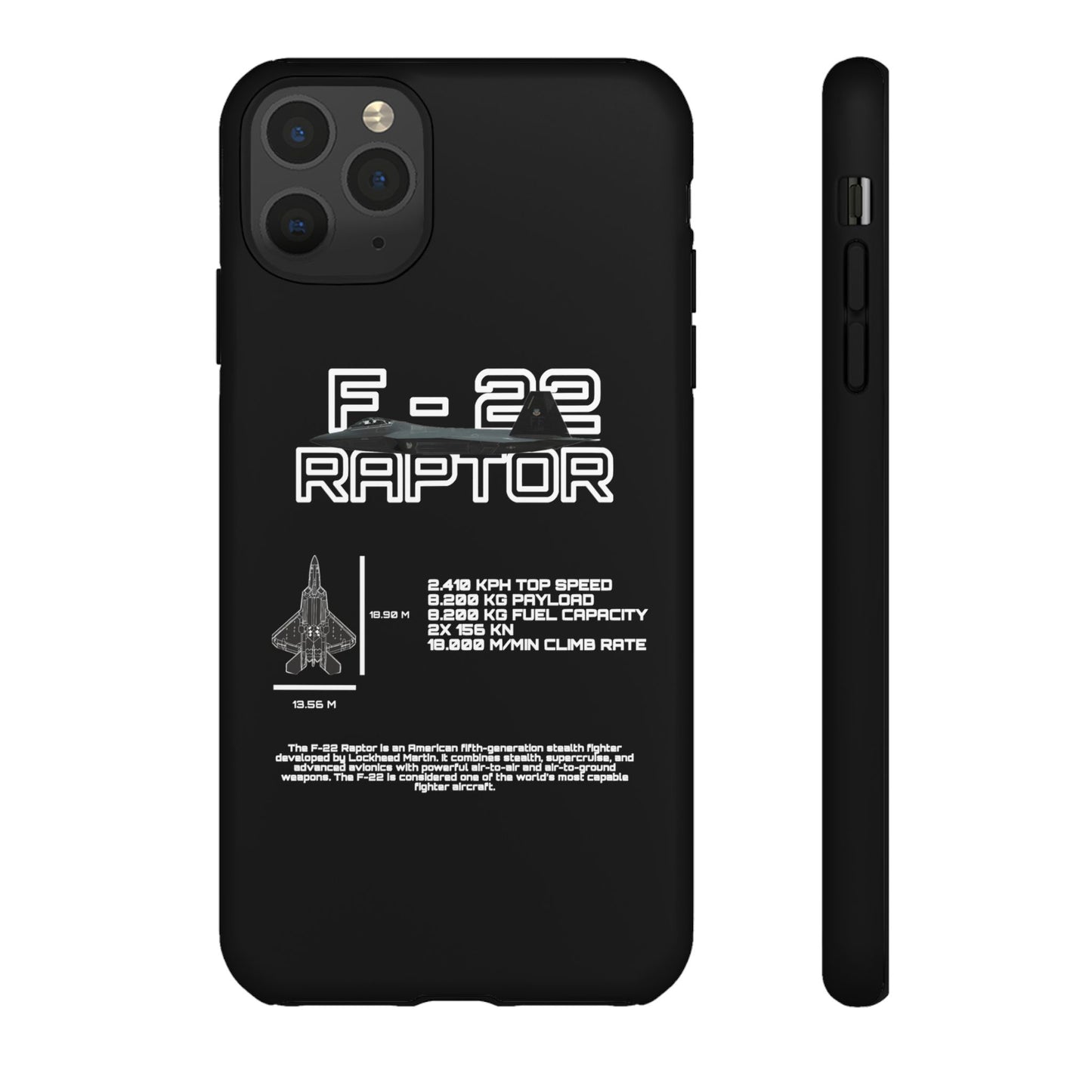 F-22 Raptor Phone Case