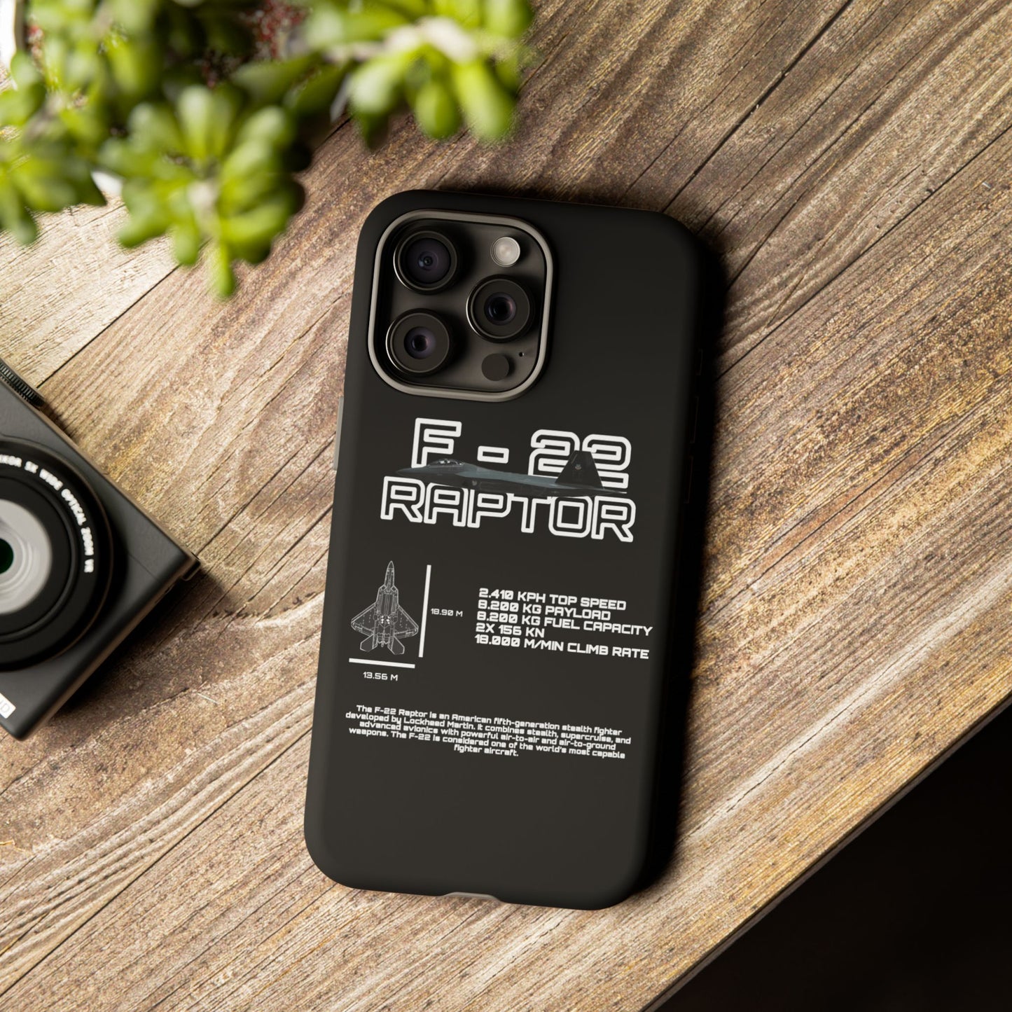 F-22 Raptor Phone Case