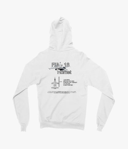 F-18 Classic Unisex Zip-Hoodie